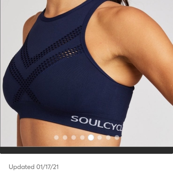 SoulCycle seamless basic bra Navy - Picture 1 of 15
